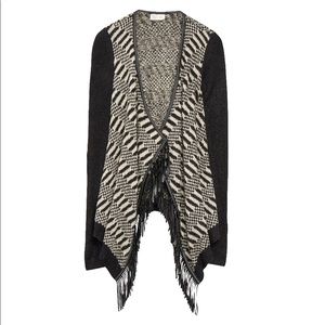 Fringe detail cardigan